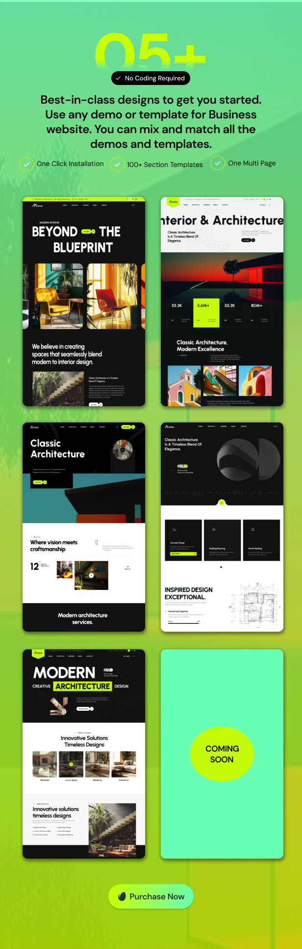 Arsha - Architecture Construction & Interior HTML5 Template